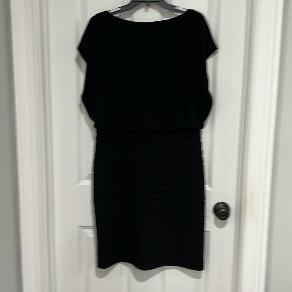 Adrianna Papell black cocktail dress